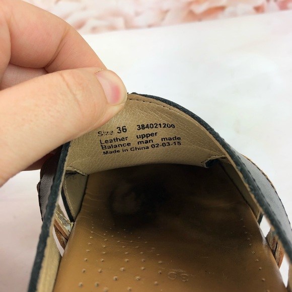 Dansko clogs braised details black brown size 6 - Picture 4 of 8